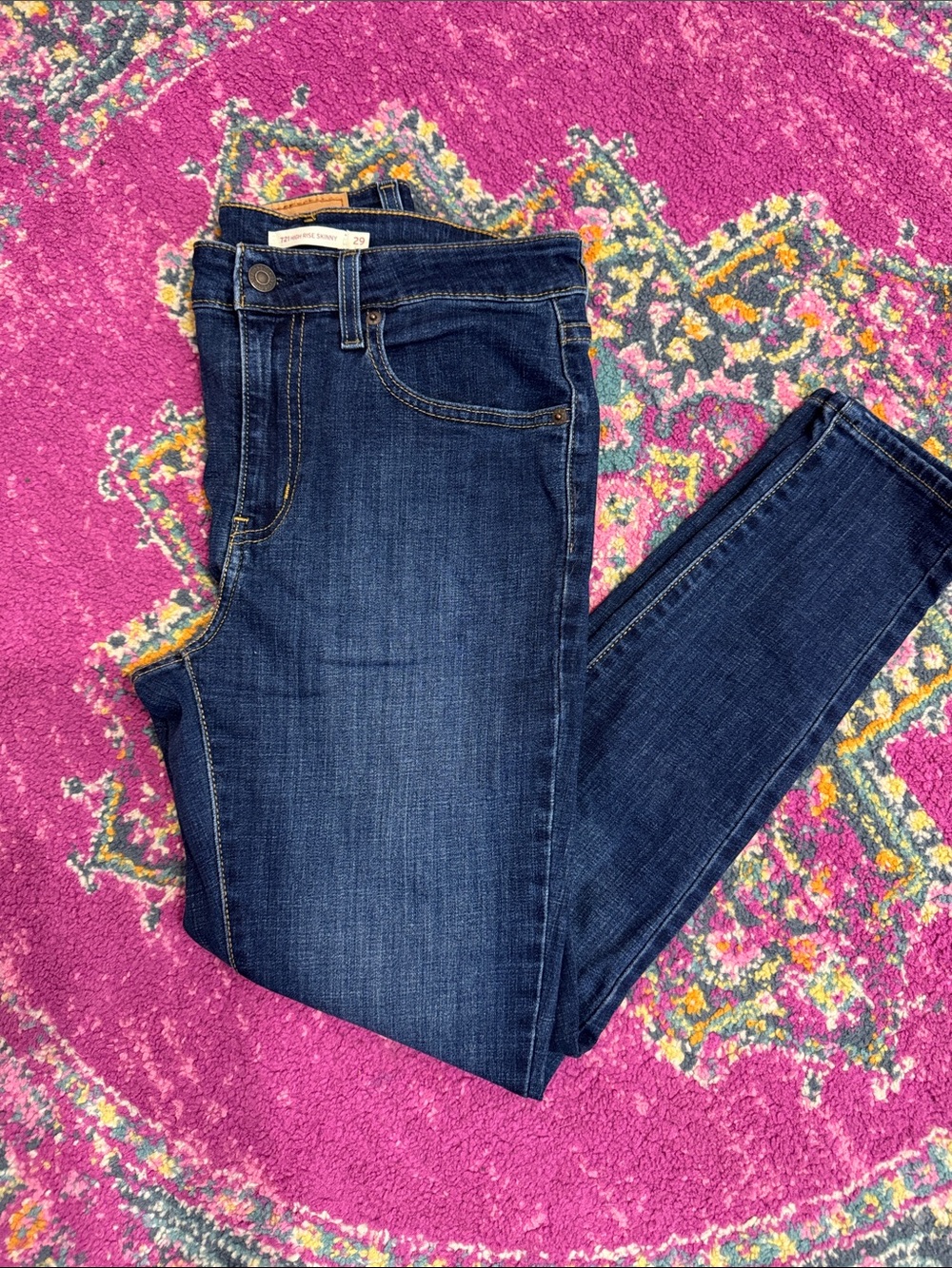 Levi's Dark Indigo Skinny Jeans